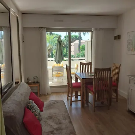 2 Pieces Terrasse Clilm A 400 M De La Lejlighed Golfe-Juan