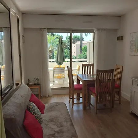 2 Pieces Terrasse Clilm A 400 M De La Appartement Golfe-Juan